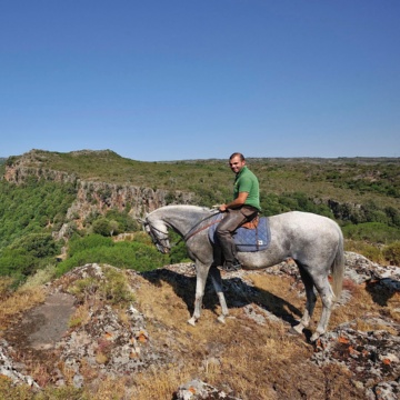 Padria, escursione a cavallo. (foto Ivo Piras)
