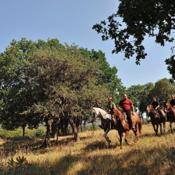 Padria, escursione a cavallo (foto Ivo Piras)