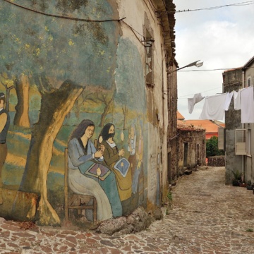 Villanova Monteleone, murales. (foto Ivo Piras)