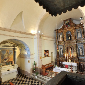 Villanova Monteleone, chiesa del Rosario. Interno. (foto Ivo Piras)