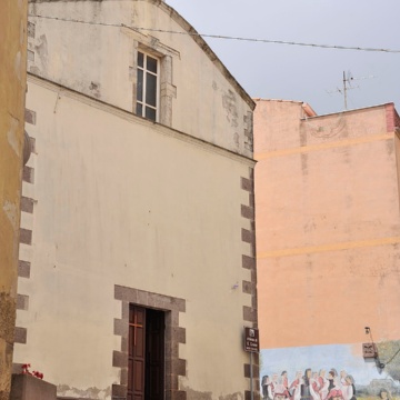 Villanova Monteleone, chiesa di Santa Rughe. Facciata. (foto Ivo Piras)